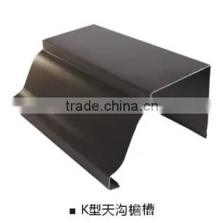 K-Style Gutter Machine For Rainwater Hydraulic Cutting Plc Control