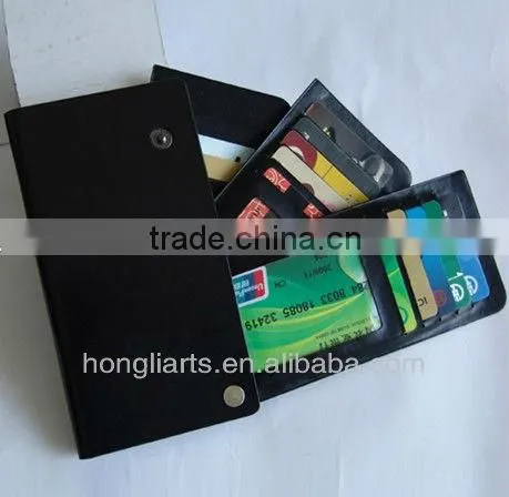PU Card holder/ Card Wallet with string