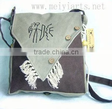 fashion canvas messenger bag
