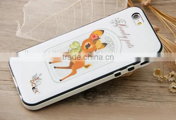 For iphone 6 plus fashion combo tpu pc case