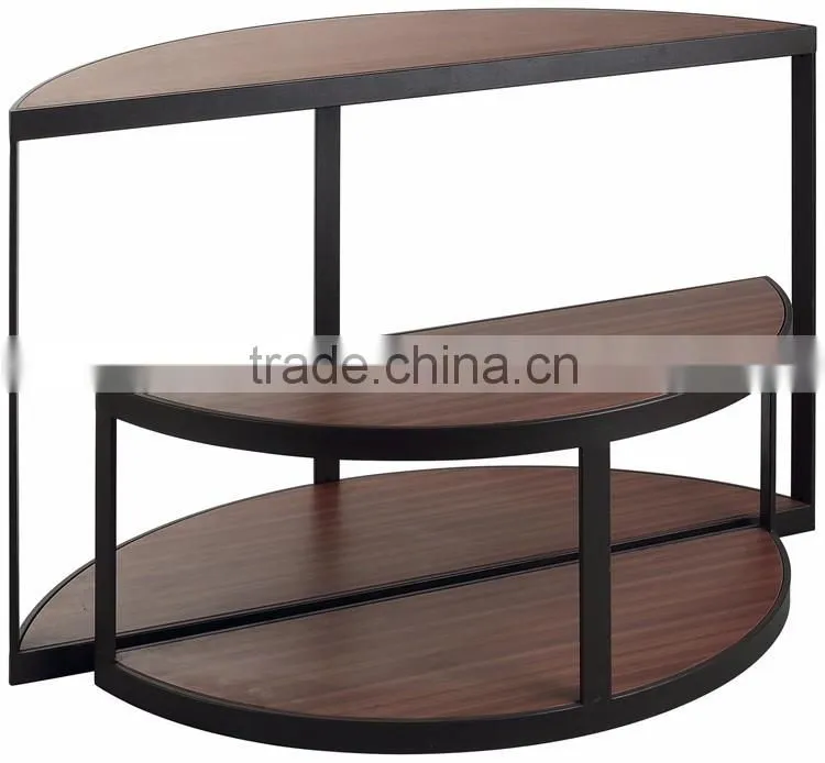 Combinable Metal Steel Frame Round Retail Display Table