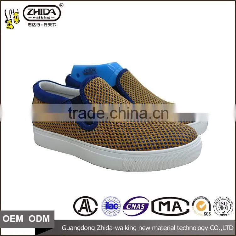 Fashion design and durable high-quality thin rubber shoe soles for boys mesh casual shoe