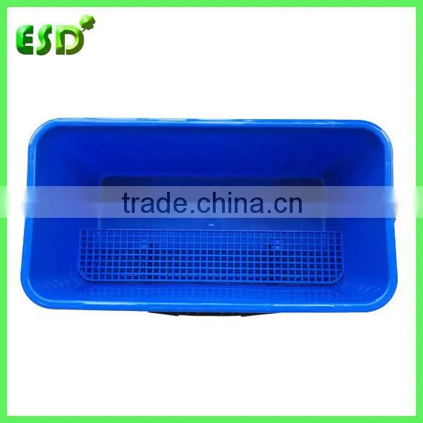 Plastic Flat Mop Bucket With Lid,Cleaning Bucket