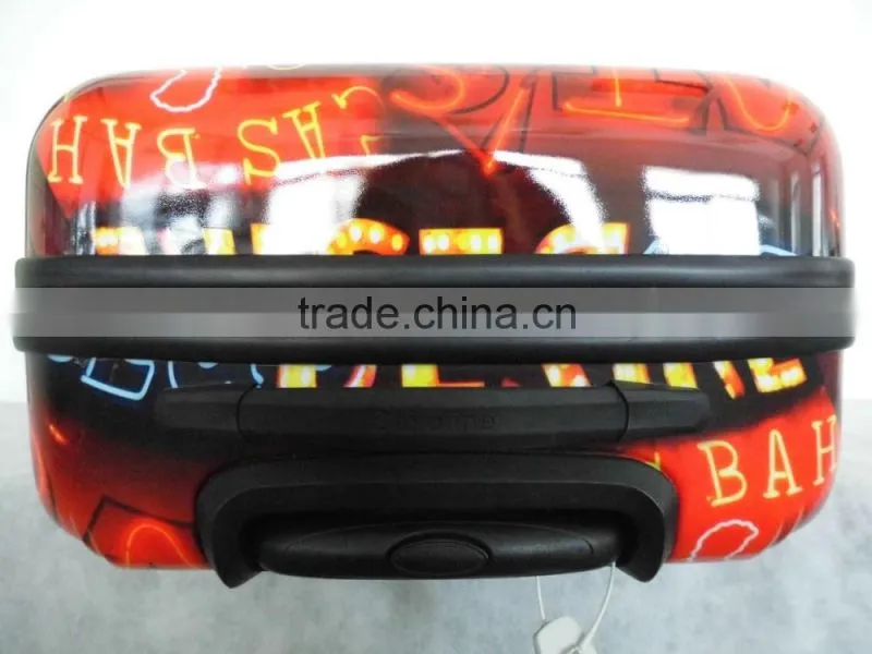 Modern Printed ABS+PC trolley luggage case