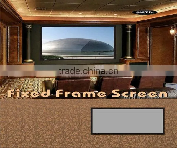 2015 Best seller fixed Frame projection screen/ wall screen/projector screen