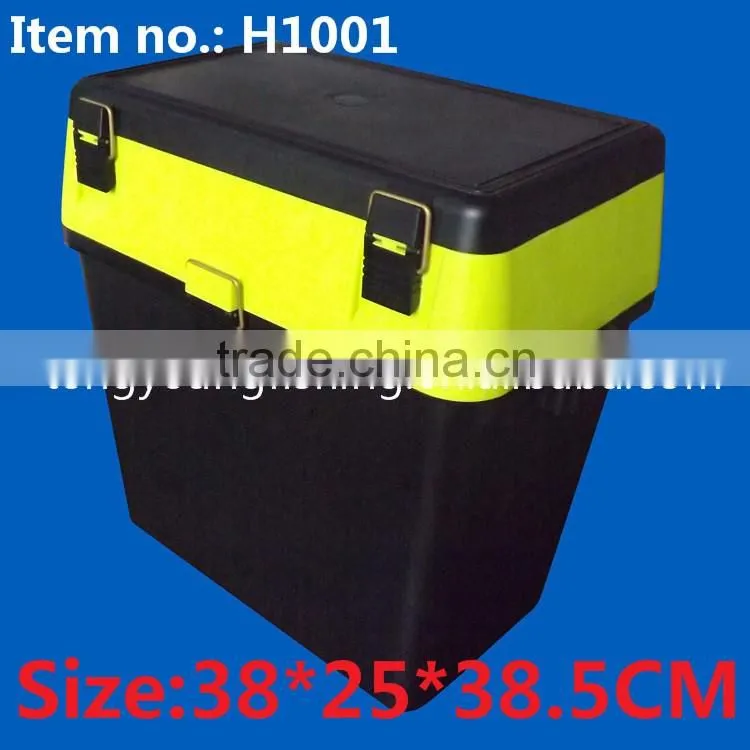 H1001 38*25*38.5CM Plastic Fishing Seat Box fishing tackle fishing float box