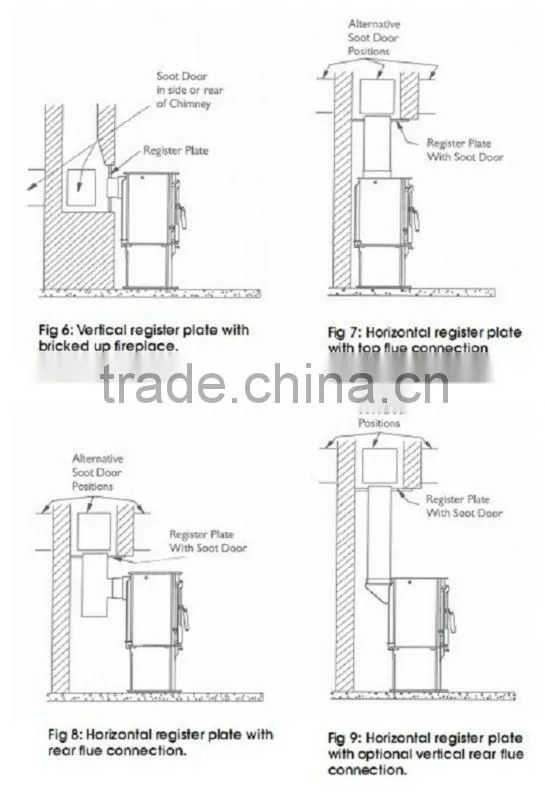 12KW Wood Burning Stove with oven