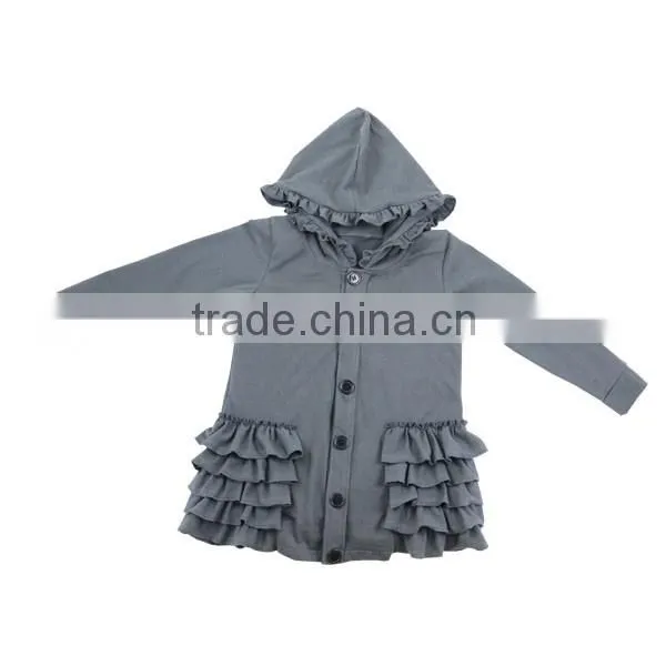 2016 kaiyo oem service long sleeve cotton ruffle shirt baby girls top design little girl model top 100