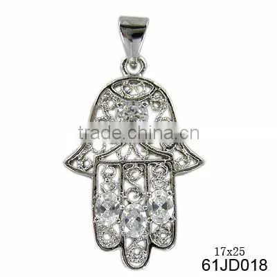 Fashion 925 sterling silver Hamsa charm pendent