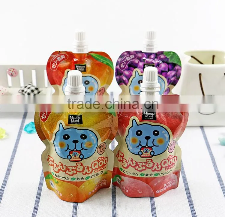 spout pouch for food grade material fast delivery time