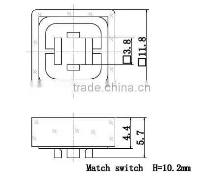 SC211 Push button switch cap