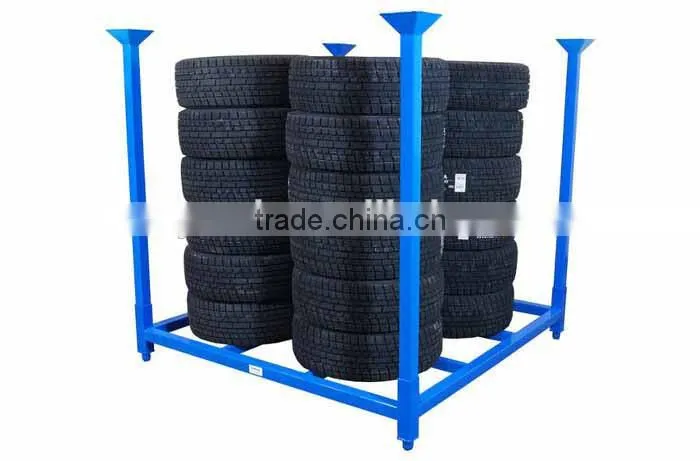 China supplier hot selling tyre storage rack type steel post pallet
