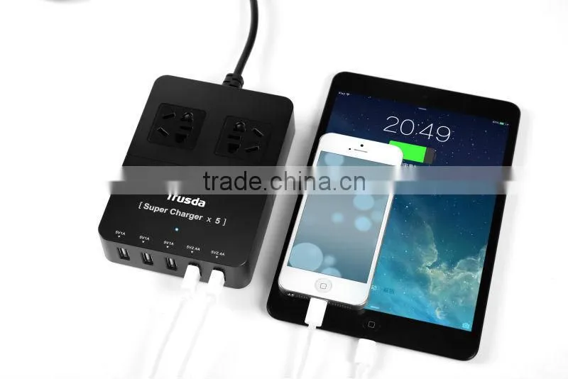 Wholesale 8 outlet electrical power strip with 5 USB HUB