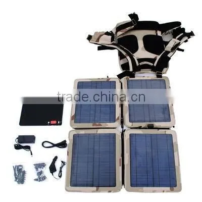 Solar bag 10W computer bag solar power charging stations backpack