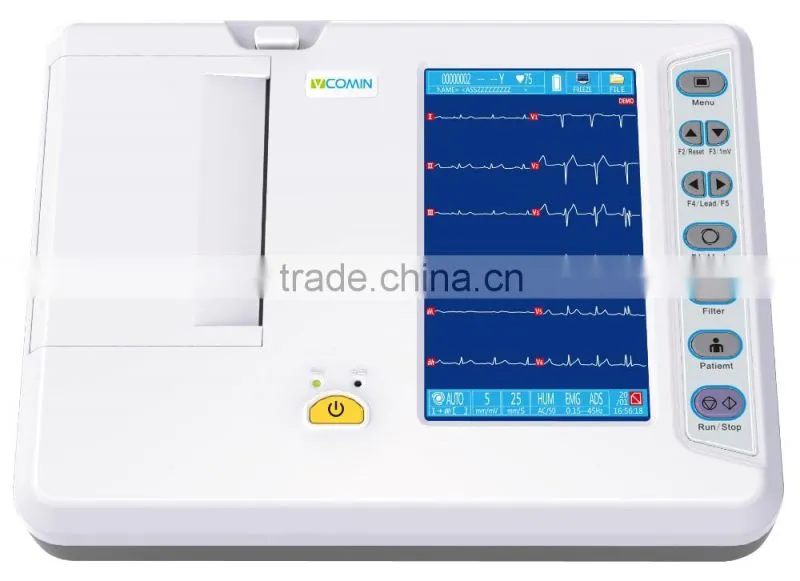 Cheap china Portable 6 channel ECG machine S-8062