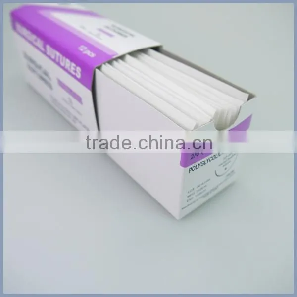 medical surgical sutures needle with thread