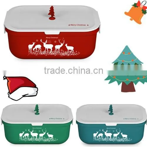 Gift Lunch Box with printing, FDA Approved, BPA Free , Eco-friendly Material by Cn Crown