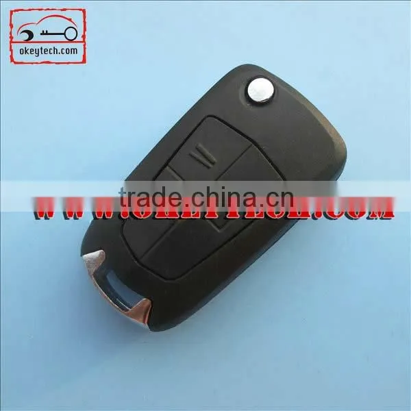 OkeyTech Opel 3 buttons car flip key shell HU100 blade for car flip key shell for Opel flip key for Opel