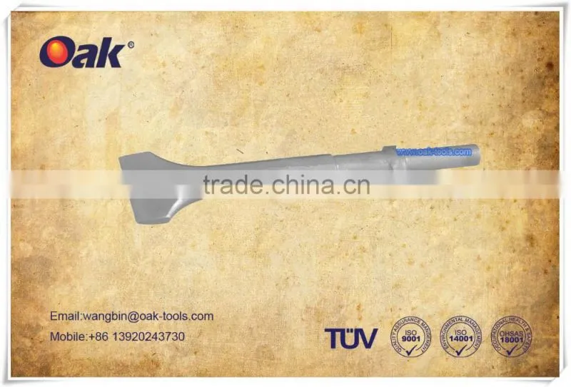 Non-Magnetic TC4 for aviation Titanium ROUND FLAT NARROW END PNEUMATIC CHISEL