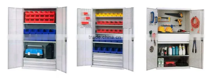 China factory iso metal tool storage cabinet for garage, iron drawer cupboard