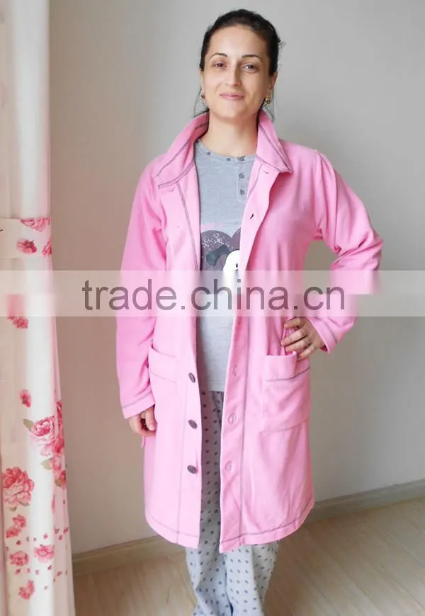 Kevince women polar fleece pyjamas set pajama pink mouse 1000pcs up OEM factory directly