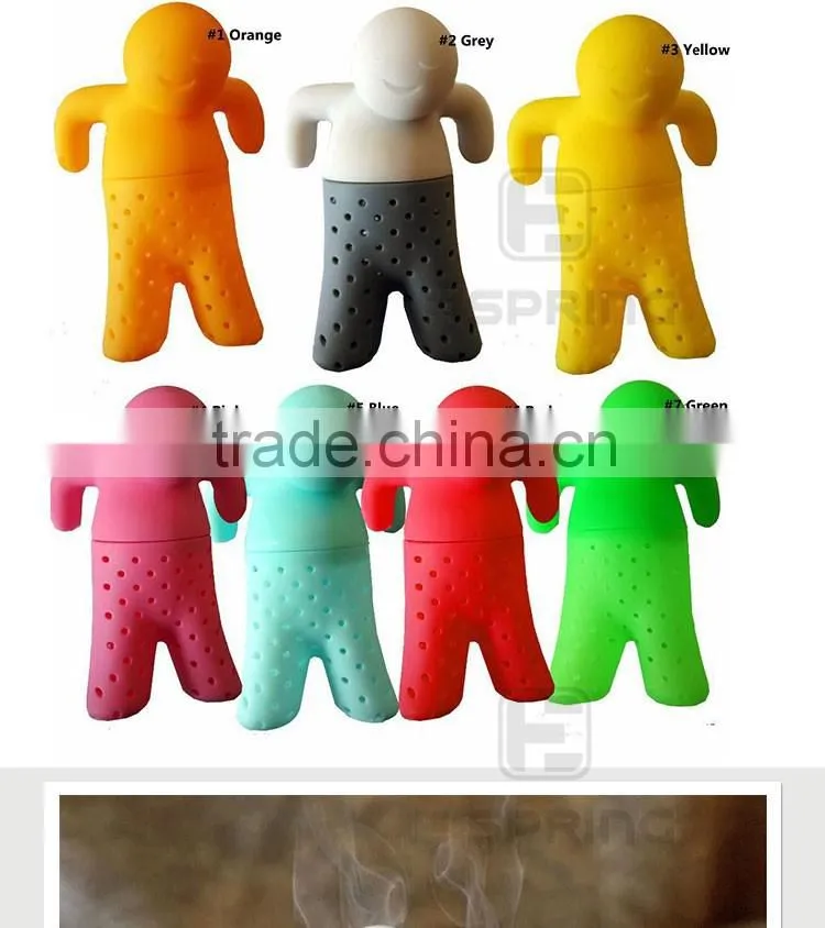 Tea tool Interesting Life partner cute Mr Teapot Tea Infuser/Tea Strainer/Coffee & Tea Sets/silicone
