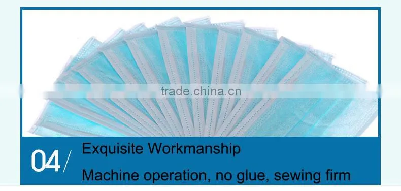 2016 Custom Logo Printed Disposable Surgical Face Mask