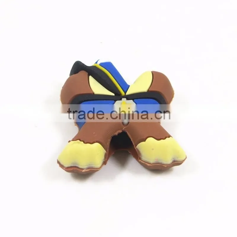 Cartoon Cute Shaped Wholesale Rubber Fancy PVC 3d Pencil Topper
