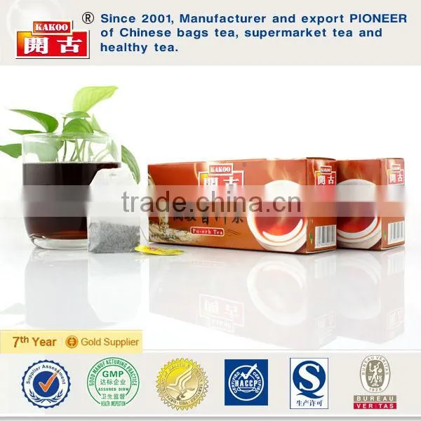 China loose mini old raw natural chinese yunnan puer slim tea puer tea bags puer tea