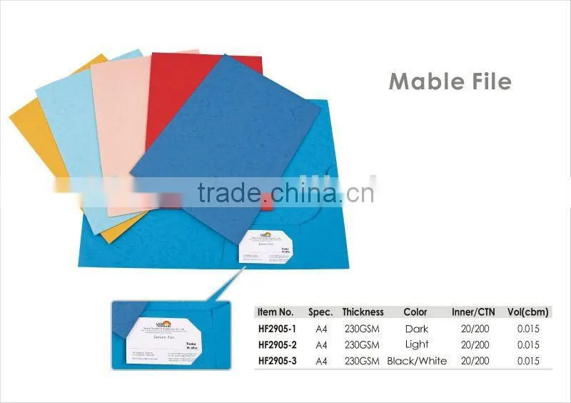 Hot Sale A4/FC Office Paper Hanging File