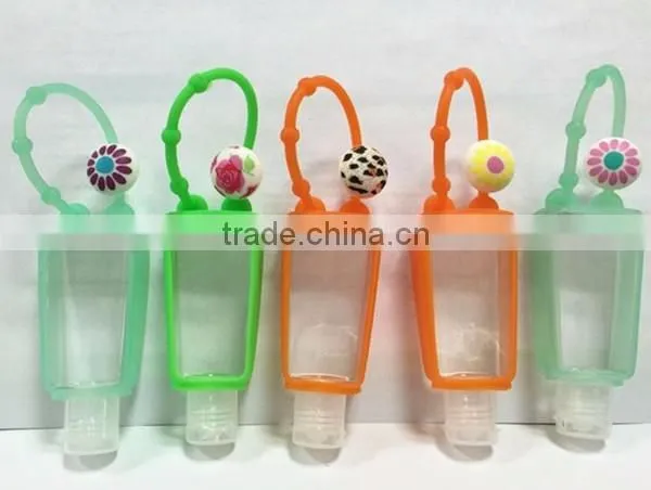 29ml Silicone Perfume Bottle Cover Cheap Silicone Hand Sanitizer Holder Gel Silicone Sanitizer Holder