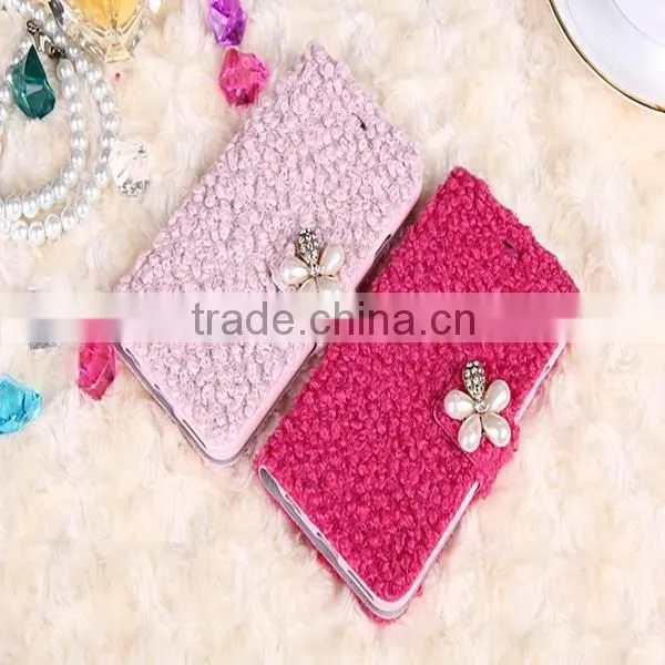 top quality wallet flip phone leather case for apple 6 plus, for iphone6 plus top flip cover