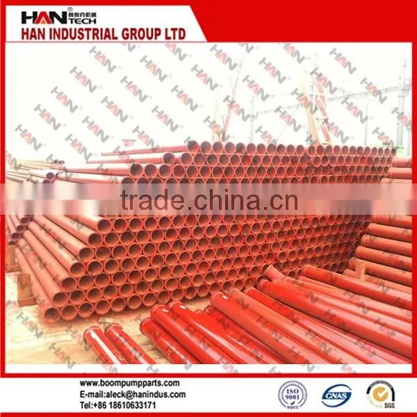 seamless pipe ST52 DN125/5.5" Concrete Pump Pipe 4.5mm