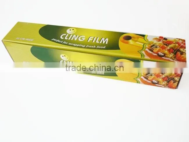keep food fresh plastic wrap / pvc cling film for food grade / soft food wrapping