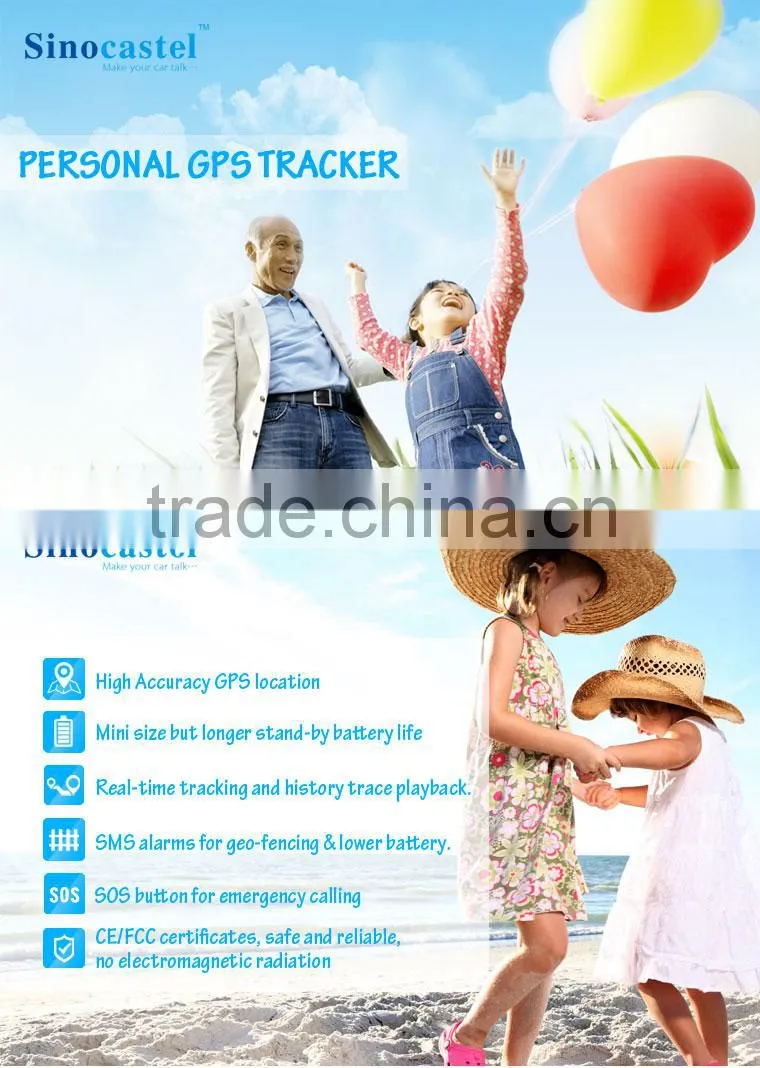 cheap personal gps tracking devices for kids elder tracker produced by Sinocastel