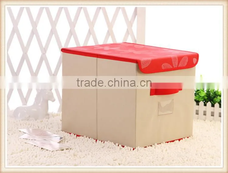 Wholesale in stock 4 color nonwoven storage box