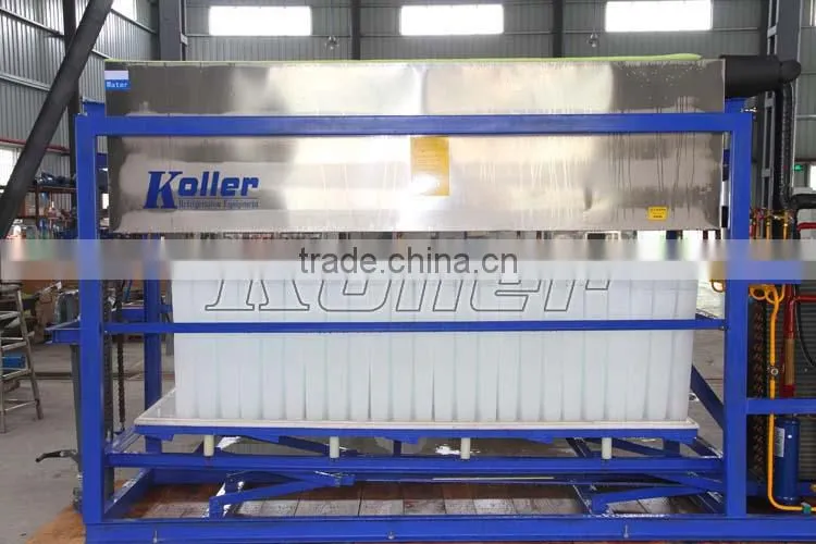 Direct Cooling Block Ice Machine with PLC program system