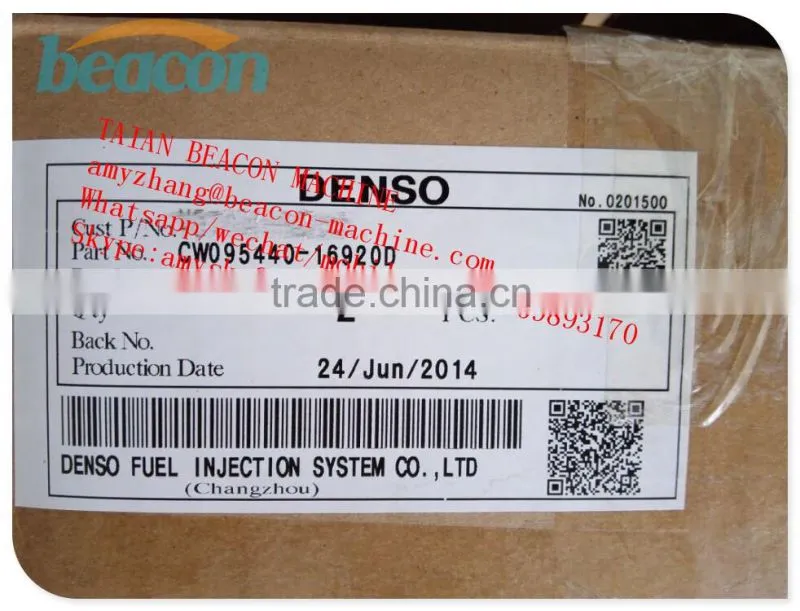 common rail Fuel denso injector for SINOTRUK HOWO WD615 WD10 engine R61540080017
