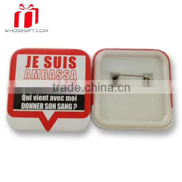 Promotion Button Badge with cmyk Printing crafts