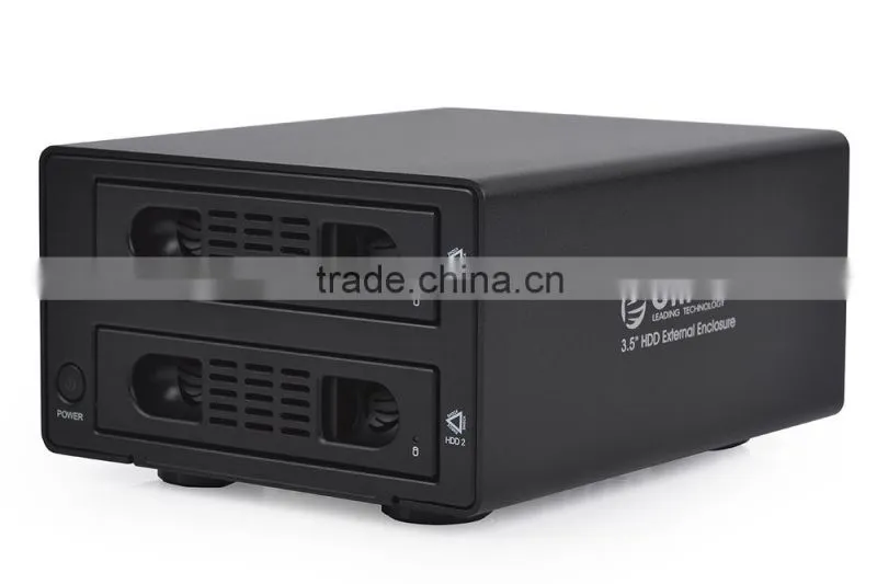 3529RUS3 hard disk enclosure case 2 bay HDD RAID ENCLOSURE CASE ,RAID USB 3.0