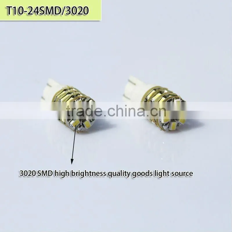 width led bulb(T10-3020-24SMD)