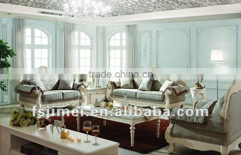 solid wood fabric Sofa