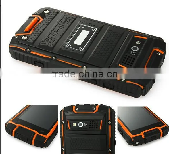 H8 Smartphone IP68 4.0 Inch MTK6582 Android 4.4 1GB 8GB 3200mAh Orange