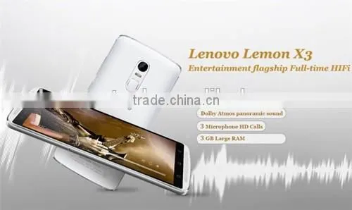 2015 November Original Lenovo Lemon X3 C50 4G Phone Android 5.1 Snapdragon 3G RAM 32G ROM 5.5Inch 1920*1080 21MP Camera 3600mAh