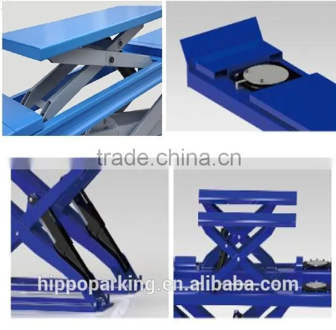 6T scissor type wheel alignment hydraulic lifts