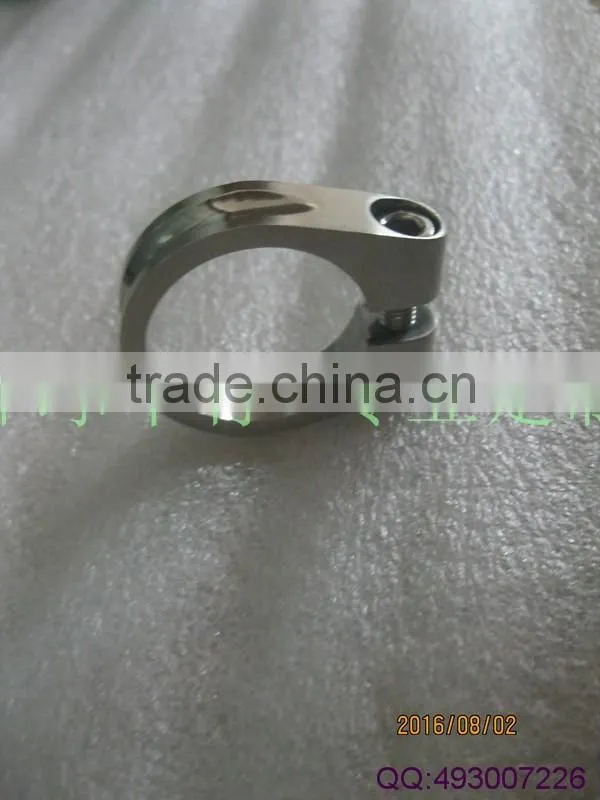 Titanium Bicycle Seat tube Clamps XACD Titanium Seat Post Clamps China Made Titanium Bicycle Small parts/accessories