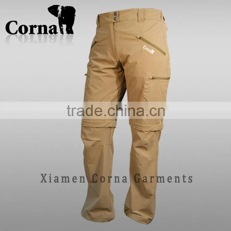 new design women zip off leg casual short pants for summer