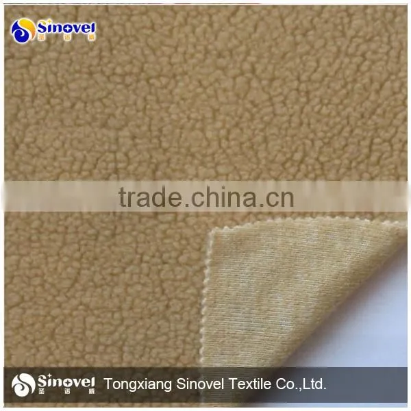Polyester Sherpa, Sherpa Fleece, Fleece Fabric for garment