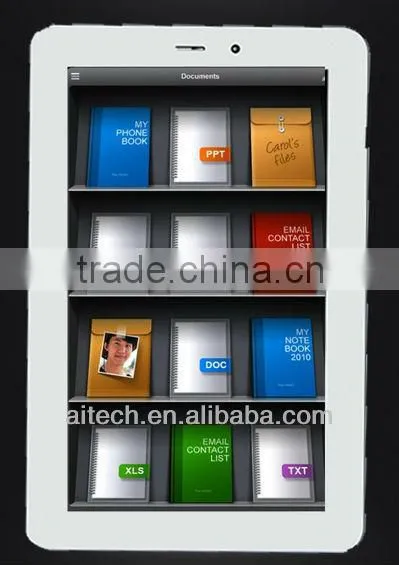 Qualcomm Dual core MSM8225(1GHz) Android tablet pc