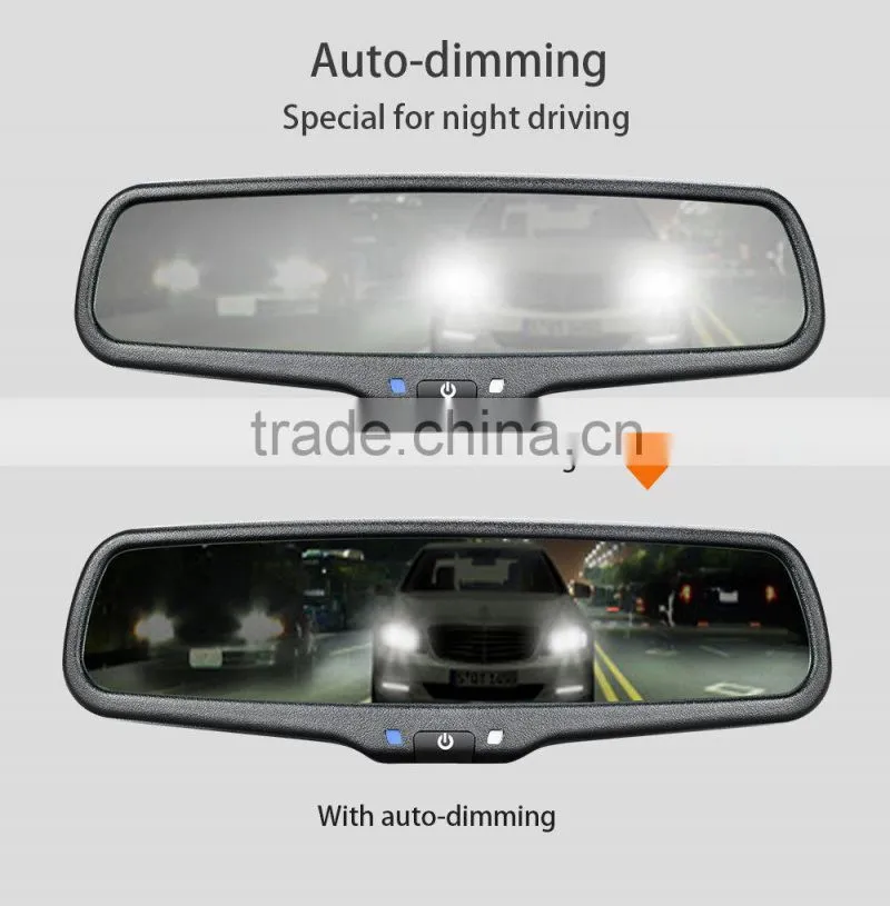 4.3nich car rearview mirror recorder,car mirror recorder